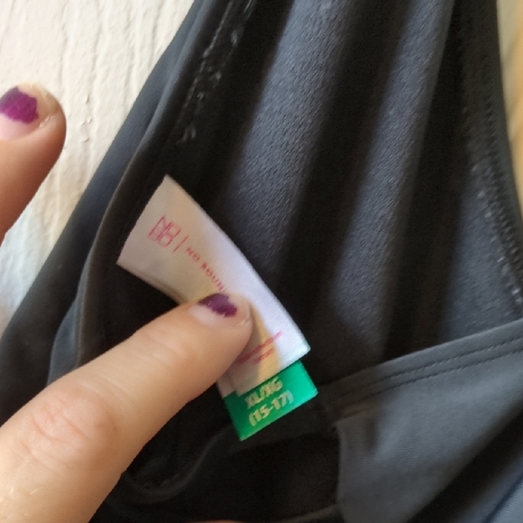 NWOT No Boundaries Black Women's One Piece Swimsuit - Picture 5 of 5